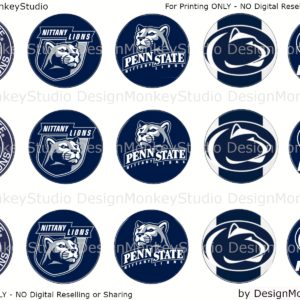 Penn State 1 inch circle