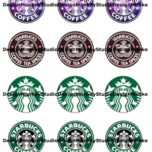 Starbucks Coffee Logo 2 inch circle